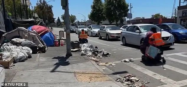 Democratic-led city in such poor conditions that seniors must navigate busy streets in their wheelchairs.