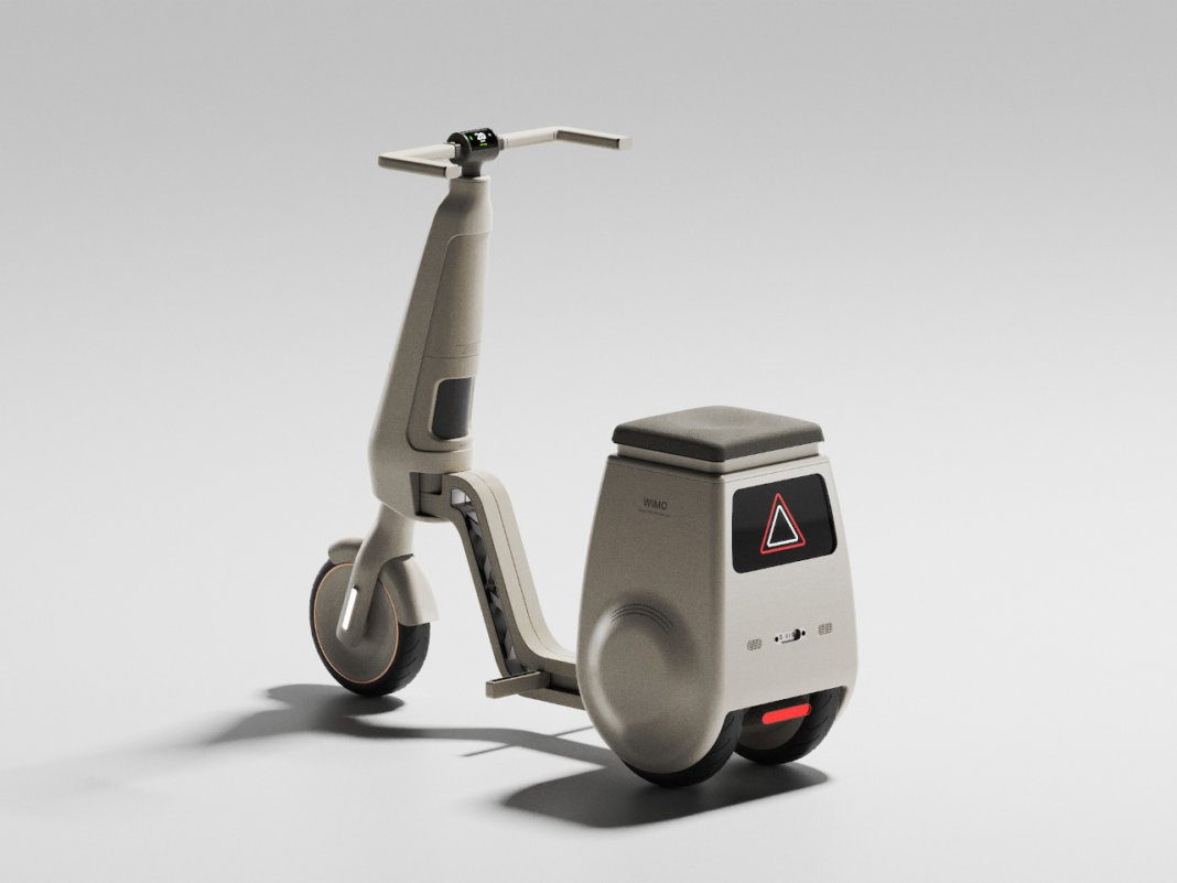 Seniors’ Mobility Scooter Concept Includes Detachable Robot Assistant