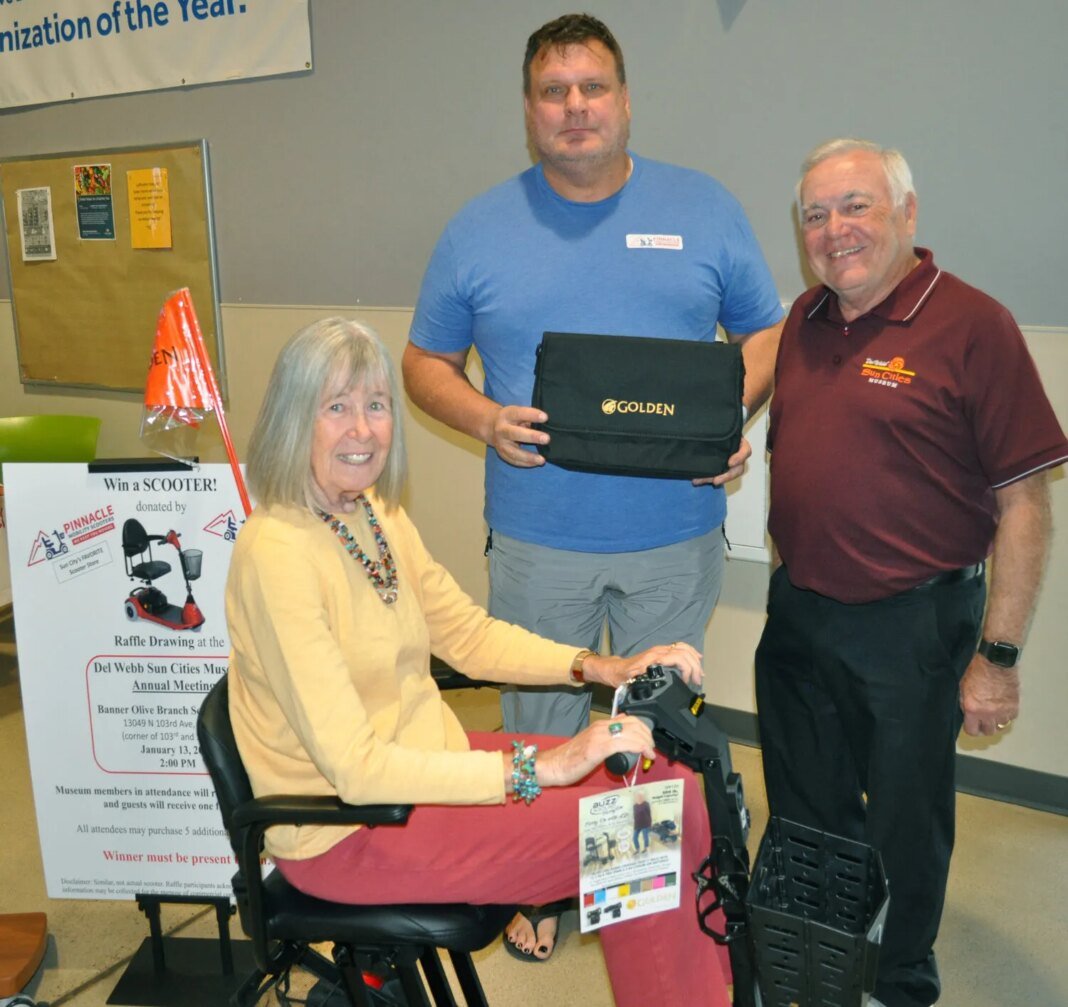 Pinnacle Mobility Scooters Donates to the Del Webb Cities Museum